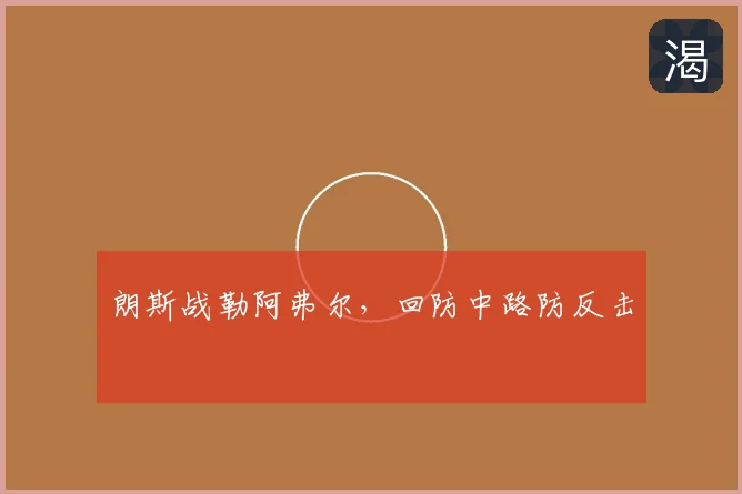朗斯战勒阿弗尔，回防中路防反击